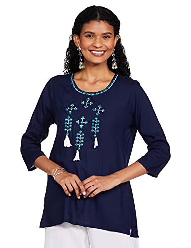 Image of Easybuy Women's Rayon Regular Kurta