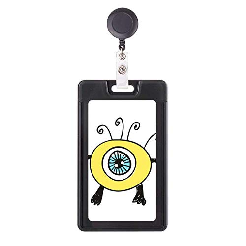Étui pour badge rétractable jaune Universe And Alien au bureau