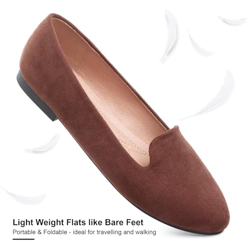 Image of SAILING LU Women Round Toe Comfortable Ballet Flats | Shoes for Women, Dressy, Slip-ons, Loafers