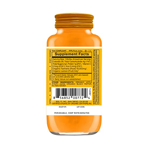 SOL TI Organic Turmeric Supershot, 2.1 FZ - Image 3