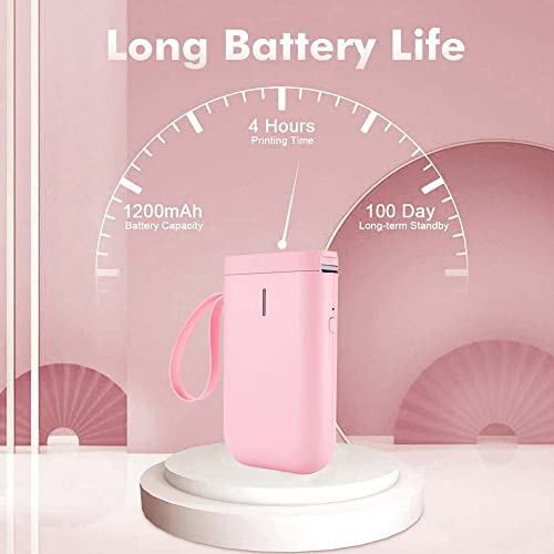 NIIMBOT Máquina de etiquetar D11 com fita, conexão Bluetooth sem fio, etiquetas de etiquetas, portát