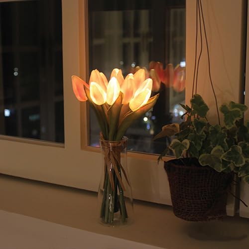Amazon｜VIA K STUDIO チューリップ ブーケ LED 花束 造花 【ZIPで紹介
