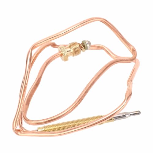 AKLOSIPY Kit de Termopar de Gas para Reemplazo de Estufas y Chimeneas de Gas con Tuercas Adaptadoras y Fácil Instalación (60CM)
