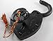 Large Antique Reproduction Heart Padlock with Key