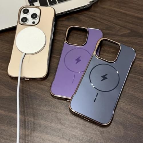 Coque antichoc fine iPhone 16 Pro Max noire givrée résolvant les pannes de charge - 5