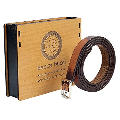 Image of Bacca Bucci Women Leather Belts Genuine for Jeans Pants