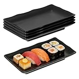 Taille compacte pour de nombreuses occasions : avec ses dimensions de 20,7 x 12,8 x 2,7 cm, ce plat de service rectangulaire est idéal pour les desserts, les collations, les entrées ou les petits plats principaux - Parfait pour les dîners de famille, les fêtes ou les occasions spéciales.
