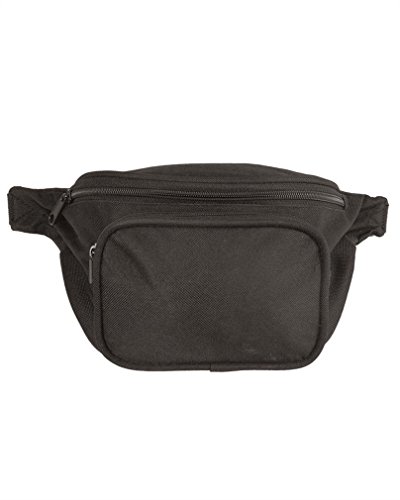 Mil-Tec Black Canvas Waist Bag