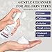 SINPIN aobenz Hydra-Purify Foaming Face Wash for Women & Men with Niacinamide, Squalane + Panthenol - Hydrating Facial Cleanser with Brush for All Skin Types | Gentle Face Cleanser for Women, 3.38FL