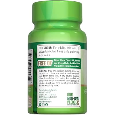 Nature's Truth Vitamin B1 100mg (Thiamine) | 100 Count | Vegan, Non-GMO & Gluten Free Supplement