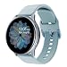 Produktbild SPGUARD Armband Kompatible mit Samsung Galaxy Watch Active 2 Armband Samsung Galaxy Watch 3 41mm Armband,20mm Weiches Silikon Uhrenarmband für Galaxy Watch Active 2 40mm 44mm-Blau