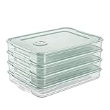 recipiente refrigerado para yogurt El organizador de alimentos apilables tiene una gran capacidad para satisfacer sus necesidades diarias y mantener los alimentos frescos por más tiempo