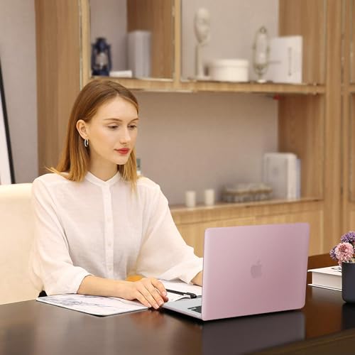 MOSISO Compatible with MacBook Air 15 inch Case 2026 2025 2024 2023 Release M4 M3 M2 A3241 A3114 A2941 Liquid Retina Display Touch ID, Protective Plastic Hard Shell Case Cover, Rose Gold - Image 5