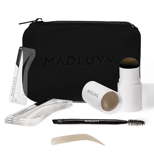 MADLUVV Brow Stamp Kit with Brow Stencils – Easy Eyebrow