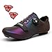 Youngtie Chaussures de Cyclisme pour Hommes Femmes Chaussures de Vélo de Route Peloton avec Crampons Compatible Pédale SPD Look Delta All Black 245