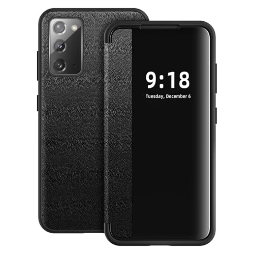 Étui Samsung Note 20 5G avec fenêtre S View : la protection mince antichoc noire à 360°