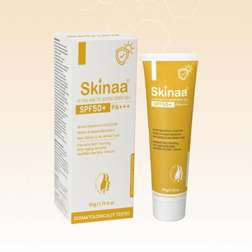 Image of Ultra Matte Sunscreen Spf 50+ PA+++ | Lightweight, Non-Greasy, and No White Cast | Broad Spectrum UVA /UVB and Blue Light Protection for Unisex (50 gm)