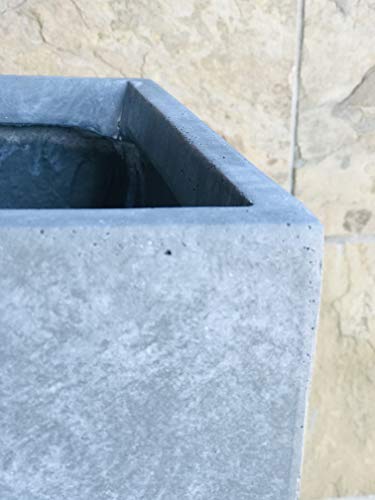 Kante RF0002A-C60611 20.3 Inch H Tall Rectangular Concrete Planter thumb #8