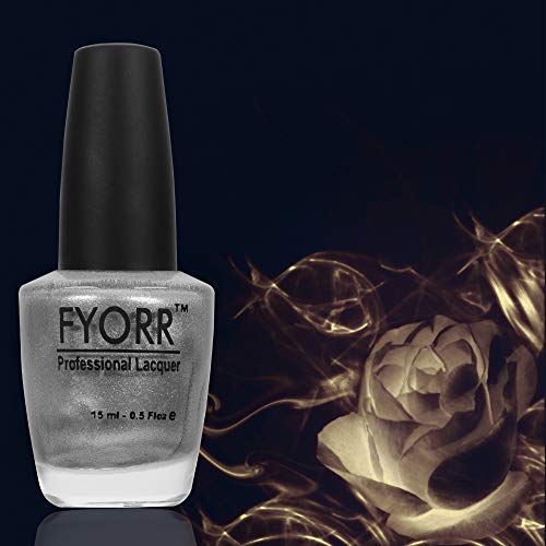 Image of FYORR 15ML Quick Dry Long Lasting Smooth Finish Matte Nail Polish (Silver Magic)