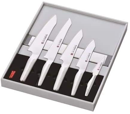 Global Gn-5005A /M30 Set 5 Coltelli Seri Ni + Barra Magnetica