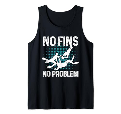 No Fins No Problem Aquatic UWR Underwater Rugby Tank Top