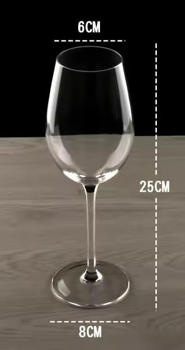 Red Or White Wine Glass, 310 ML, Set of 2, High Qaulity Universal Mug for Liquor, Scotch, Bourbon, Whiskey, Suitable for Home Bars, Pubs, Parties & Adds a Luxurious Touch to Every Table Setting 1