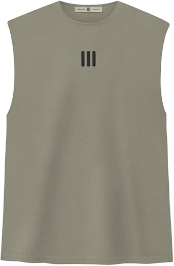 adidas Mens Fear of God Athletics Muscle Crew Neck Tank Casual - Grey