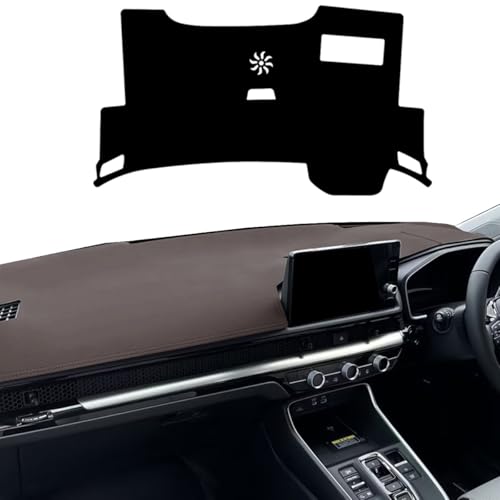 ダッシュボードマット に適合する アルファード ヴェルファイア 40系 2023年6月~ ダッシュボードカバー 車種専用設計 日焼け防止 UVカット 保護マット レザー素材 内装パーツ インテリア アクセサリー 取付簡単(ブラウン)