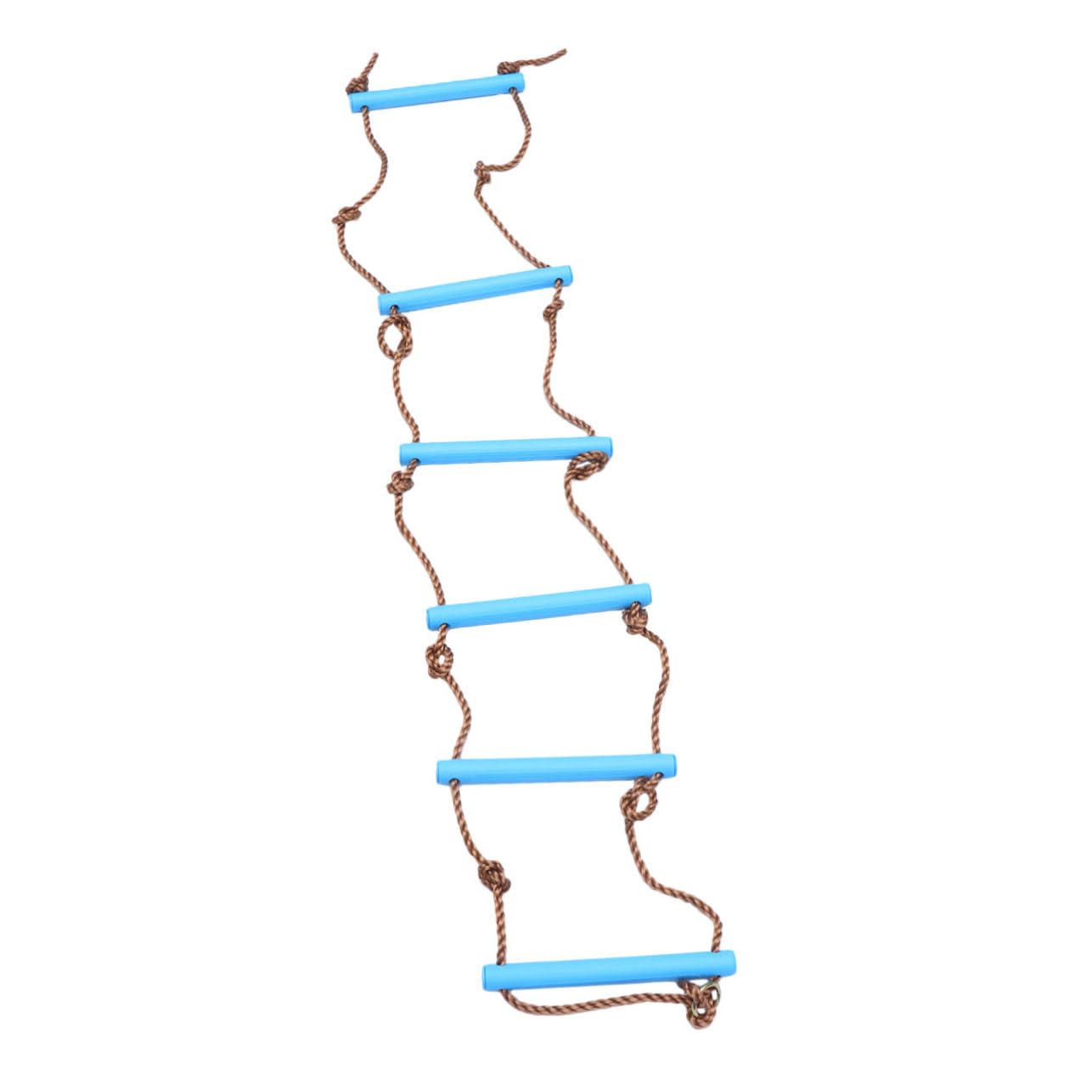 BESPORTBLE Portable Outdoor Climbing for Sections Ladder Design for Play Promotes Parent Interaction Blue Color for Outdoor Sports Activities