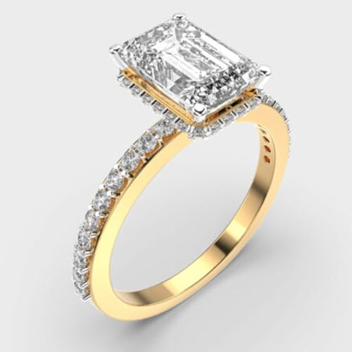 Bague Sospiri argent 925 : le solitaire durable qui ne ternit pas avec émeraude - 2