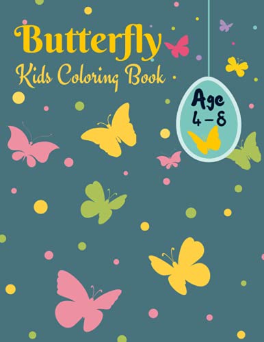 Butterfly Kids Coloring Book: A bundle of unique Butterflies coloring patterns for kids perfect and cute easy educational Coloring and activity book ... your kindergarten kids who love butterfly. image 2