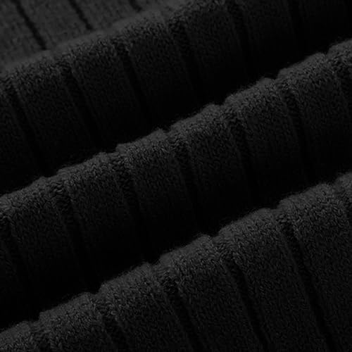 Akklian Men's Casual 1/4 Zip Up Slim Fit Pullover Sweaters Long Sleeve Knitted Premium Mock Neck Sweater 2024 Fall Winter3