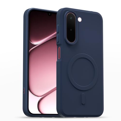 Image of Outlouders Back Cover for OnePlus N6x | Soft Matte Silicone | Slim Fit | Magnetic-Safe Logo Design (Magnetic-Safe Not Compatible) | Shockproof | Camera Protection Bumper Case (Blue)