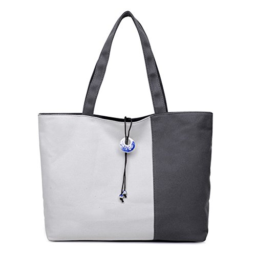 Sac patchwork vert en toile souple et résistant pour le quotidien