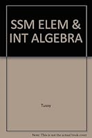 Student Solutions Manual for Tussy and Gustafson's Elementary and Intermediate Algebra 0534373348 Book Cover