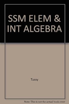 Paperback Student Solutions Manual for Tussy and Gustafson's Elementary and Intermediate Algebra Book
