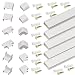 Produktbild 5PCS Kabelkanal Set, PVC Kabelabdeckung, Kabelschacht zum verstecken von Kabel, Kabel-Management-System für alle Netzkabel in Haushalt/Büro, 5 Stück x L5M*W20*H10MM