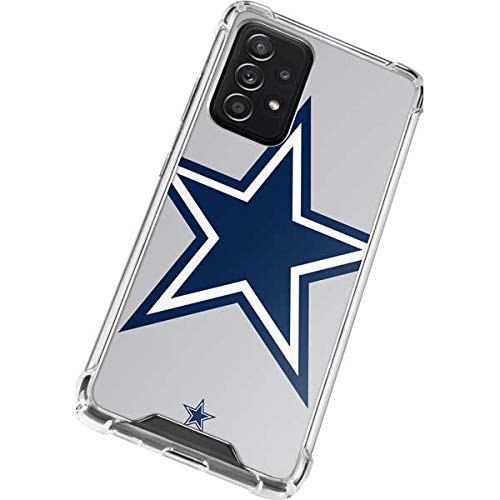 Skinit Clear Phone Case Compatible with Galaxy A52 5G - Officially Licensed NFL Dallas Cowboys Large Logo Design