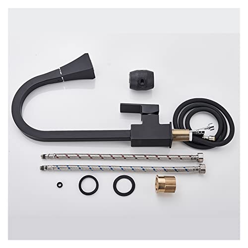Robinet de cuisine extractible Chrome mitigeur évier rotatif - 7