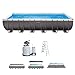 Intex 24ft X 12ft X 52in Ultra Frame Rectangular Pool Set with Sand Filter Pump, Ladder, Ground Cloth & Pool Cover