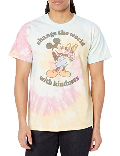 T-Shirt Homme Disney Gentillesse en coton doux de couleur blanche