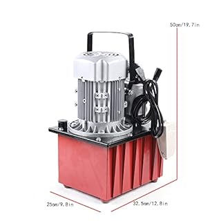 700Bar 750W Pompe Électrohydraulique Électrique Avec Vanne Manuelle Pompe Hydraulique 220V Agrégat Hydraulique Électriquement Actionnée Vanne Manuelle 7L Capacité Huile