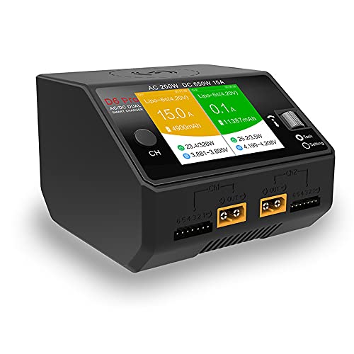 Amazon.com: HOTA D6 Pro Lipo Charger AC200W DC650W 15A for LiHv