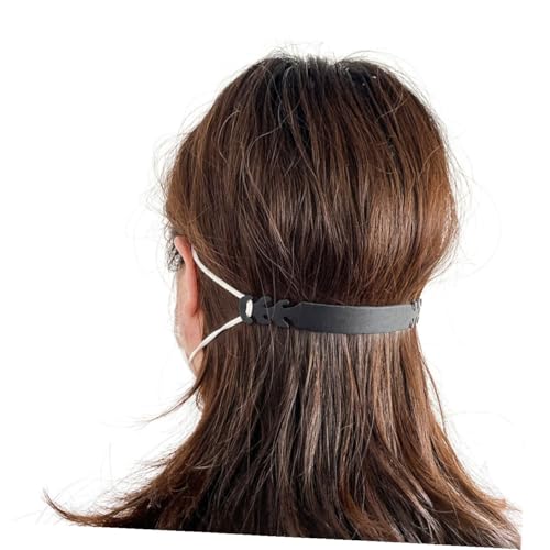 LRXIYODE 20pcs Adjustable Ear Strap Hooks for Mask Extension Band, Soft Protective Mask Hanger with Buckle, Relieves Ear Pressure for Comfortable All-Day Wear Random Color