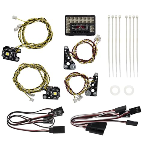 Luces vehículo RC compatible con Traxxas TRX-4 Defender y escala 1/10