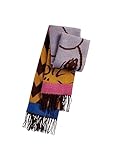 Warm Codello Damen Gewebter Peanuts™ XL-Schal mit Snoopy- und Woodstock-Motiv