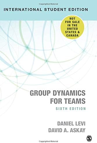 Group Dynamics for Teams - International Student Edition