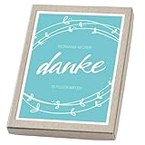  Danke. 18 kalligrafische Postkarten im Vintage-Karton