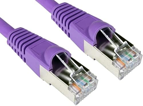 rhinocables CAT6A Ethernet Cable Shielded Snagless High Speed RJ45 Gigabit Booted Patch LAN Network Lead compatible with CAT5e, CAT6 Internet, Xbox, PS4, Smart TV, Router, Modem, PC (0.50m (50cm), Green)