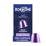 Caffè Borbone Miscela Mia Napoli - 100 Capsule ALLUMINIO (10 confezioni da 10) - Compatibili con le Macchine ad uso domestico Nespresso®*